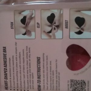 Juicy Couture bra new heart shaped àdhesive